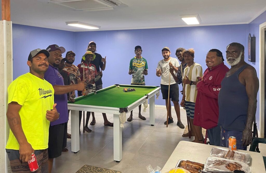 The Na’Muk’A’Run’ Yarning Shed was a great place to catch up for games and socialisation